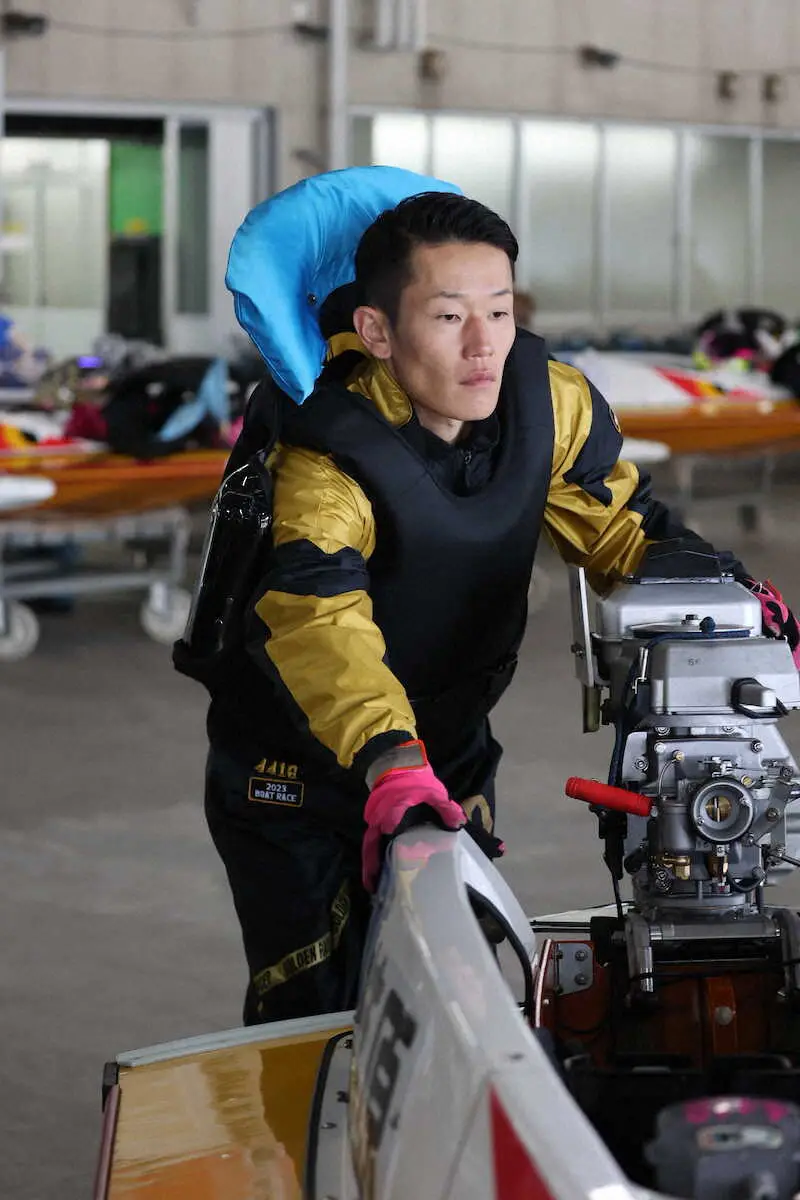 【画像・写真】【三国ボート　SGチャレンジカップ3日目12R】茅原悠紀　さっそうと