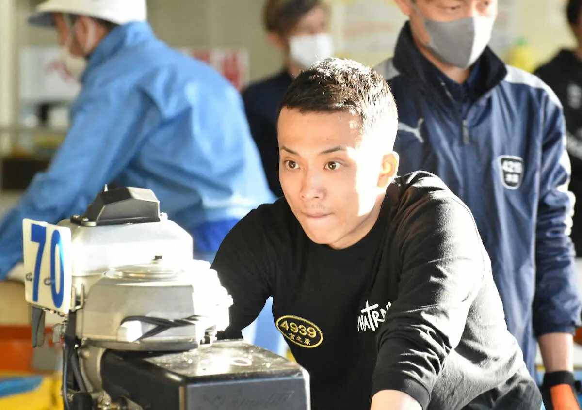 【画像・写真】【江戸川ボート前検日】新小岩ホルモン平田杯　宮之原、絶好調!!