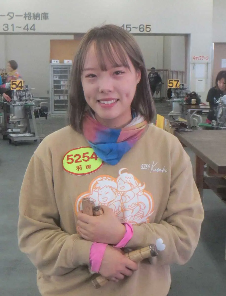 【画像・写真】【とこなめボート　G3オールレディース】羽田妃希　地元水面で「舟券に貢献したいですね」