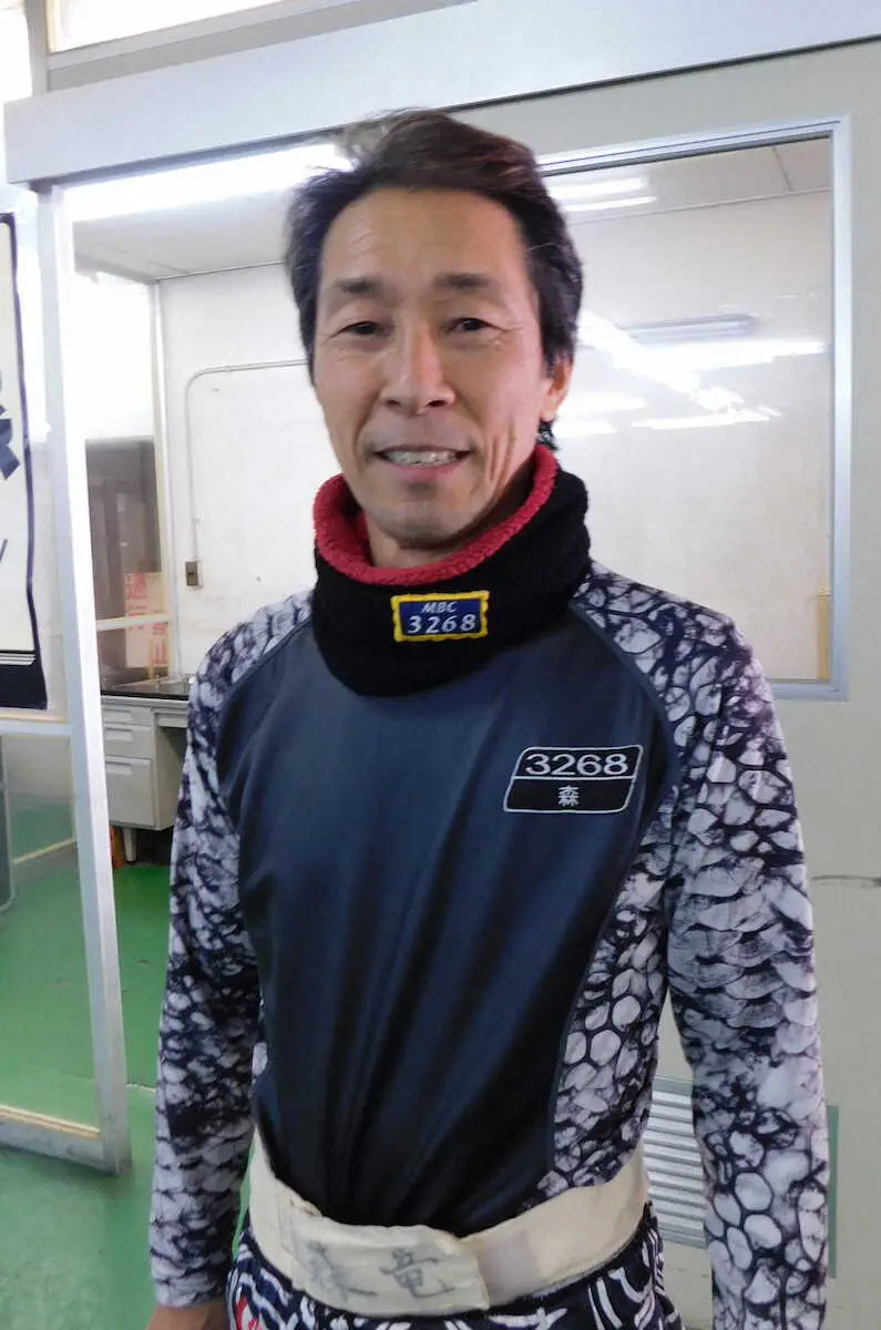 【画像・写真】【尼崎ボート　グローリー賞競走】森竜也　超久々のセンタープール「まずは慣れる」