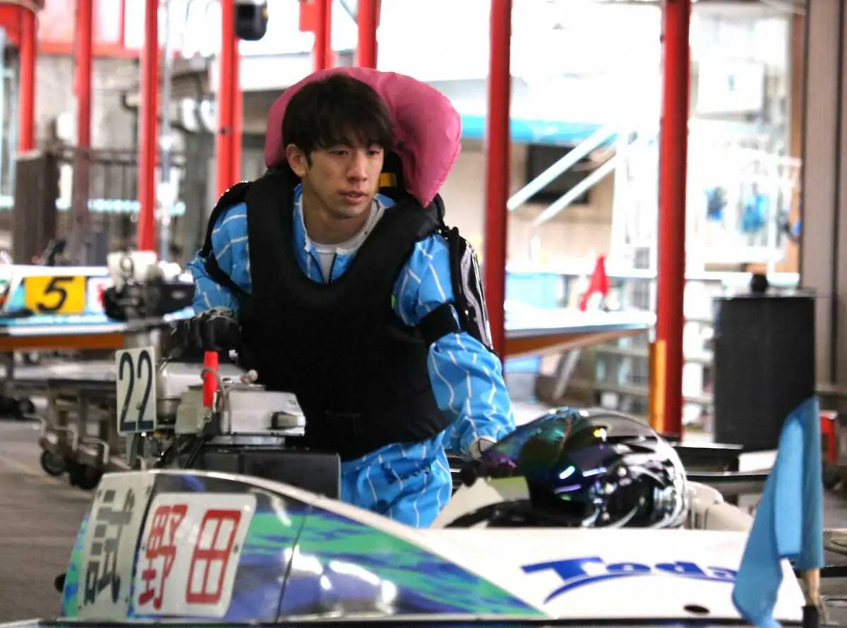 【画像・写真】【戸田ボート　第54回埼玉選手権・スポーツニッポン杯争奪戦】野田昇吾　2着の好発進