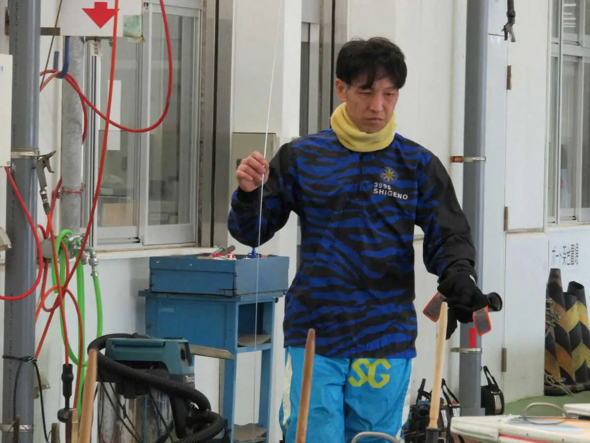 【画像・写真】【浜名湖ボートゴールドC・前検】重野哲之が前節V機を獲得