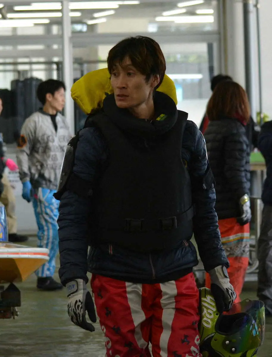 【画像・写真】【浜名湖ボート・日刊スポーツウインターカップ】柘植政浩が好調機に手応え