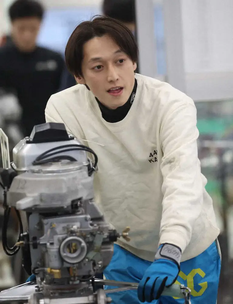 【画像・写真】【蒲郡ボート　G1第69回東海地区選手権競走】河合佑樹　自信のペラ