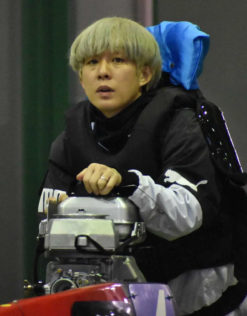 【画像・写真】【若松ボート　ミッドナイトボートレース】竹田辰也　伸び型の好エンジンで一発あり