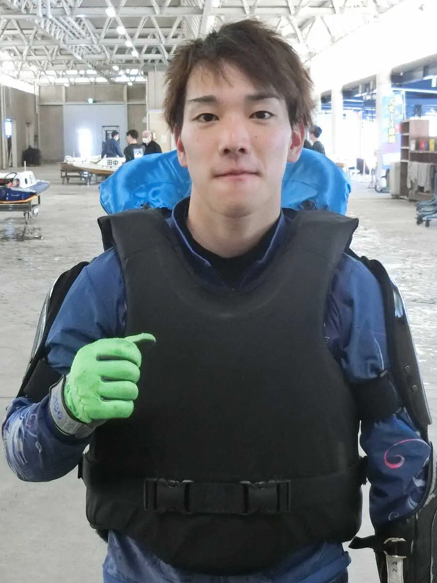 【画像・写真】【三国ボート　ルーキーシリーズ第8戦】浜野斗馬がメーカー・45号機ゲット