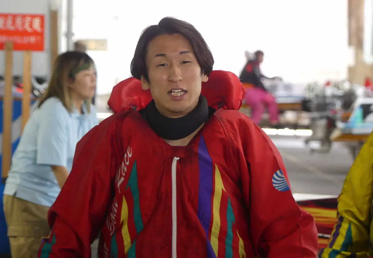 【画像・写真】【戸田ボート　G3・BACHプラザ杯】三浦裕貴　荒れ水面でもエンジンパワー発揮