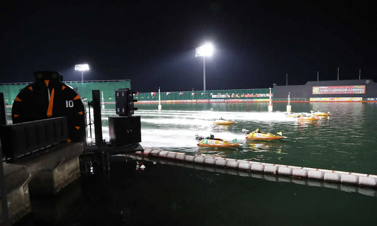 【画像・写真】11Rで優勝戦を実施　5、6月の大村ミッドナイトボートレース