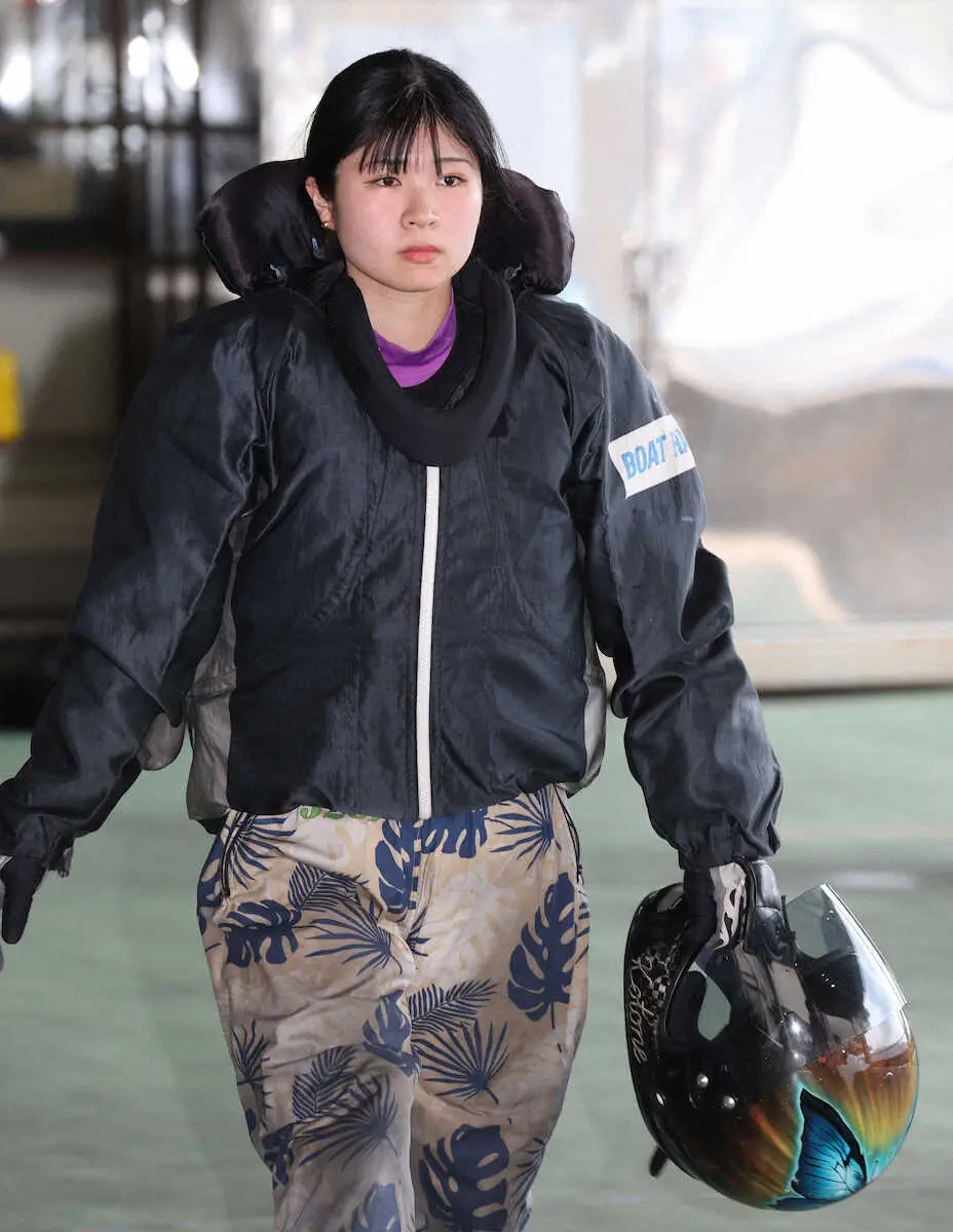 【画像・写真】【宮島ボート　G2レディースオールスター初日】神里琴音　ペラに焼きを入れて巻き返し図る