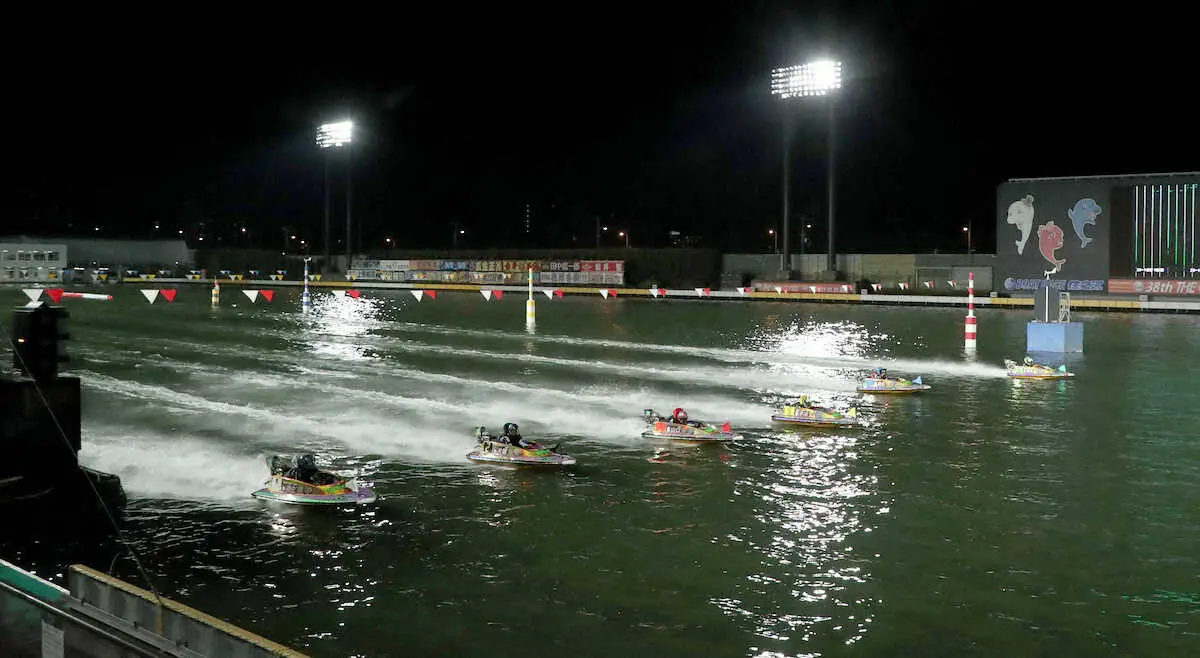 【画像・写真】【住之江ボート　堺市制135周年記念競走】5Rで3連単不成立　1周1Mで複数艇が事故