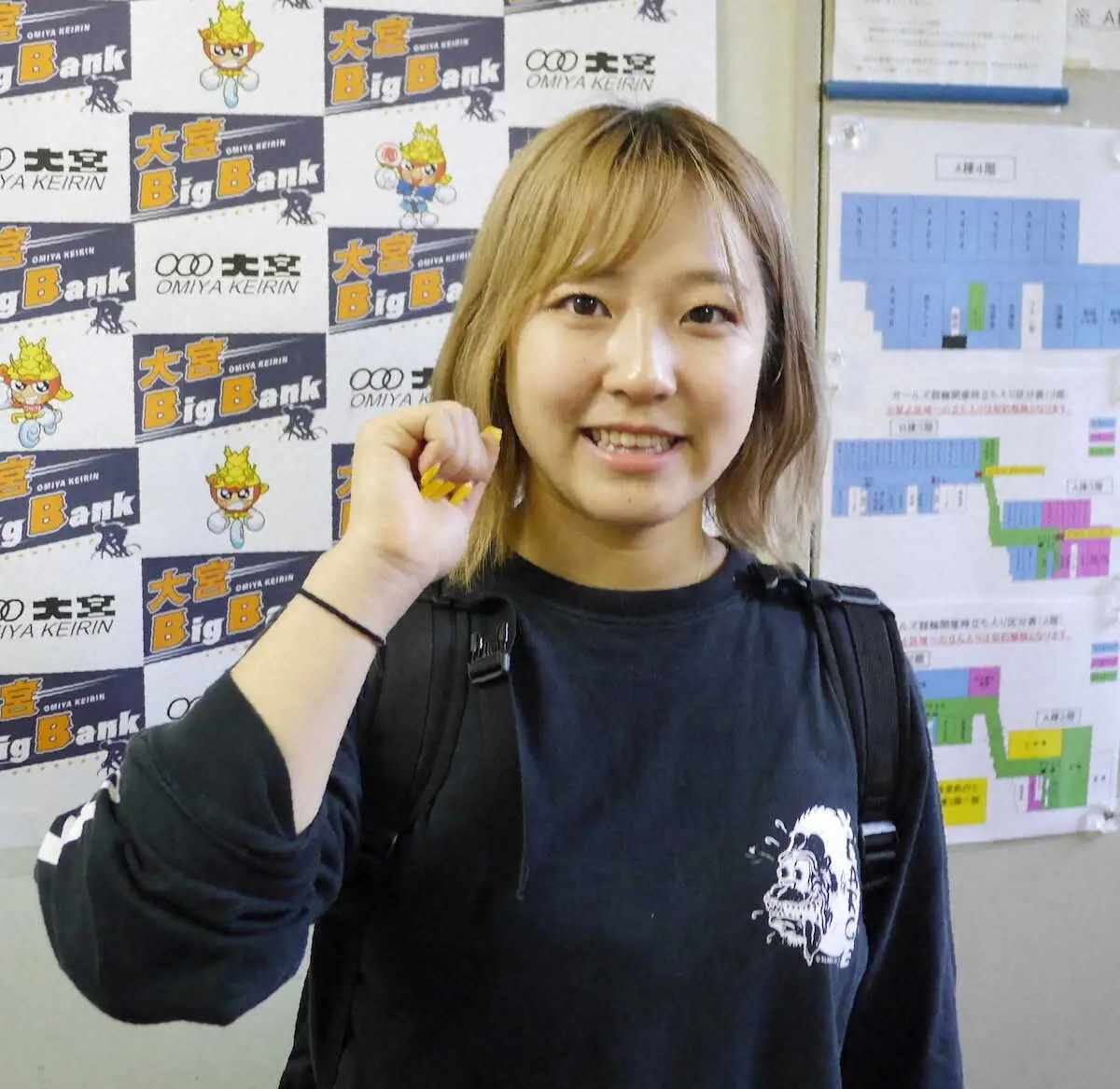 【画像・写真】【大宮競輪・F2モーニング　ガールズ初日7R】朝は苦手な飯田風音「めっちゃ嫌いなんです」