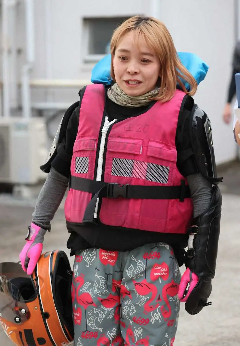 【画像・写真】【住之江ボート　住之江王冠競走　前検日】西沢日花里　30歳の誕生日プレゼントは前節優出の26号機！