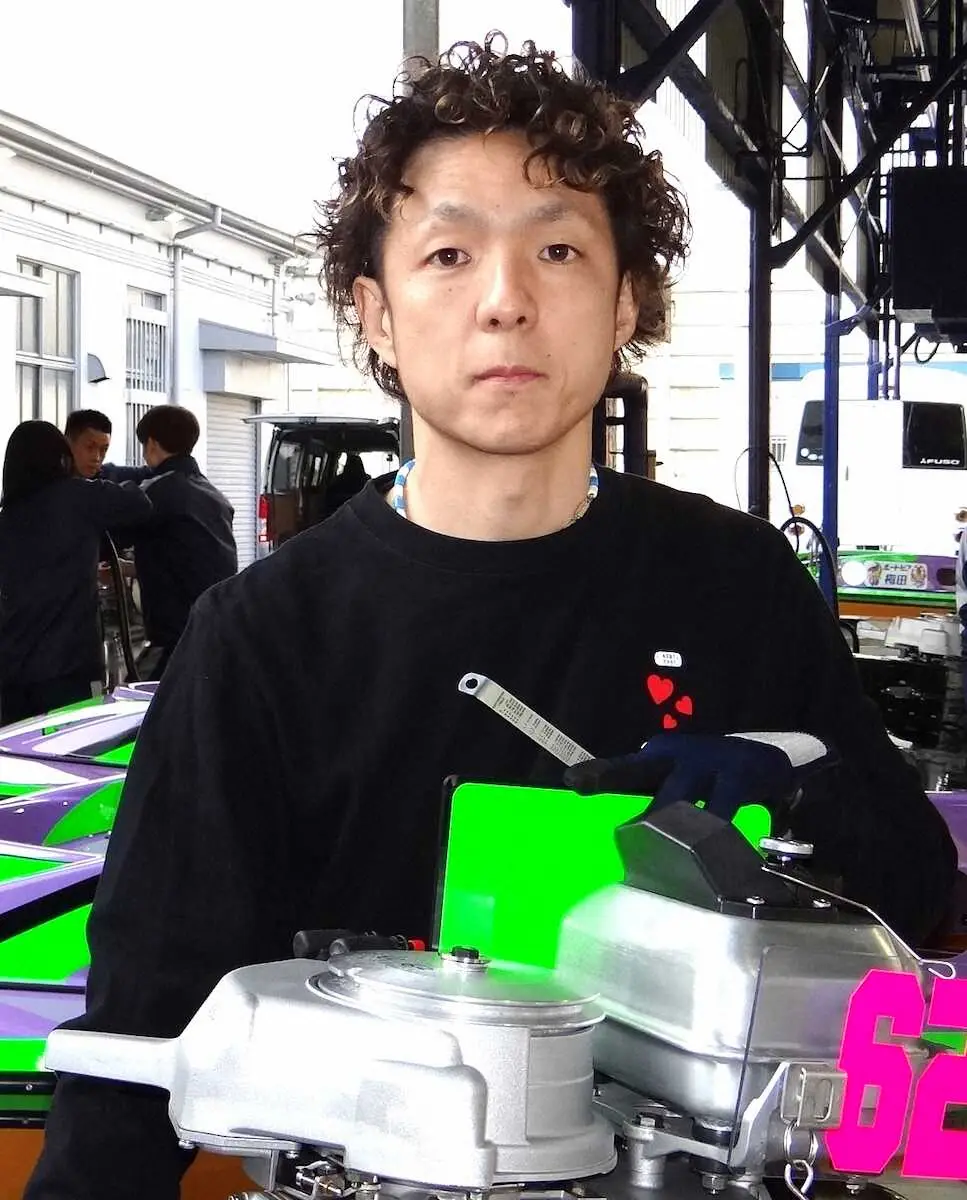 【画像・写真】【蒲郡ボート　日本財団会長杯争奪戦　前検日】松田祐季　当地前回と同じ47号機も…残念仕上げ直し