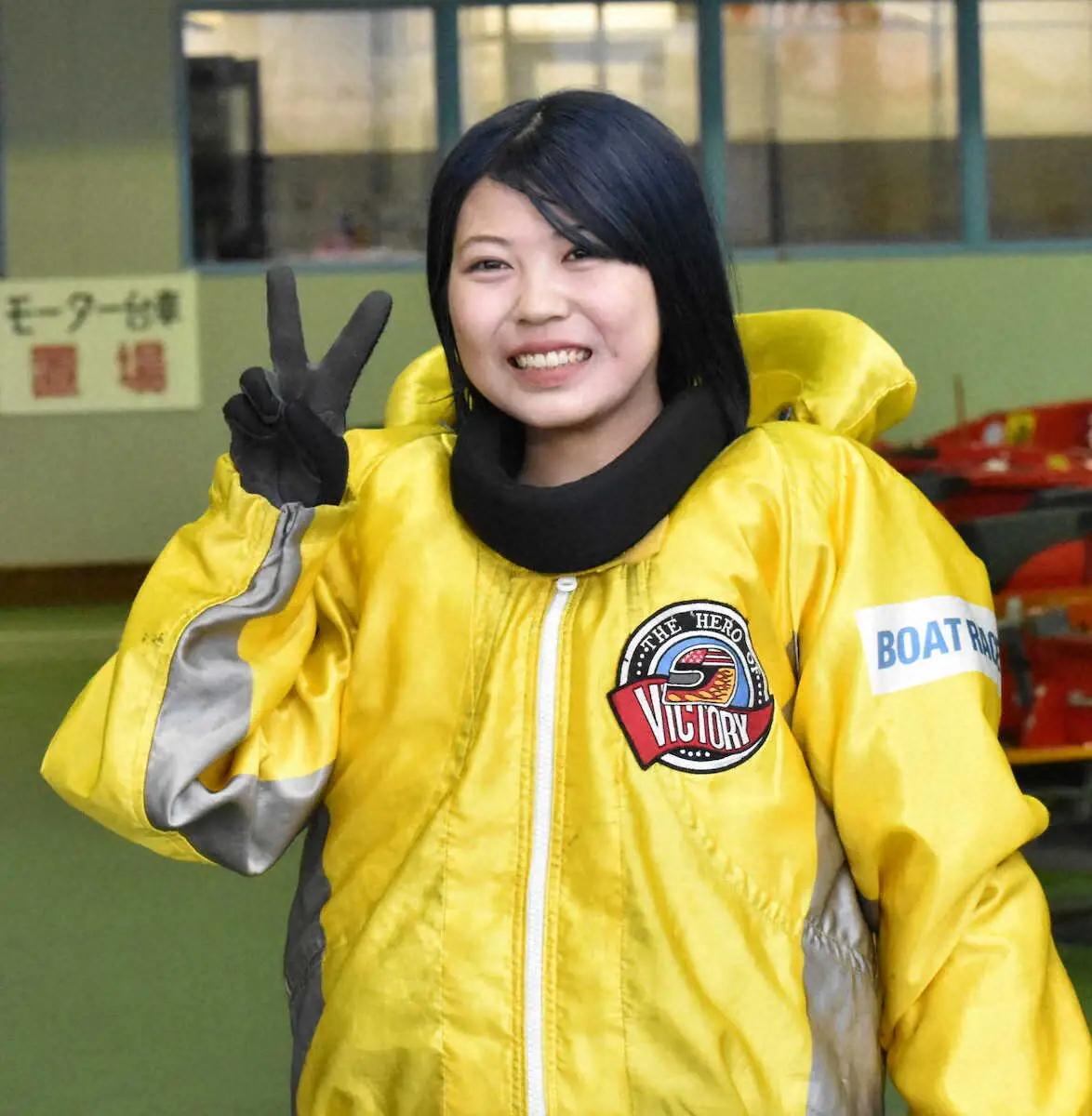 【画像・写真】【若松ボート　オールレディース】筒井美琴が水神祭！　「緊張した。やっと1着が獲れてうれしい」