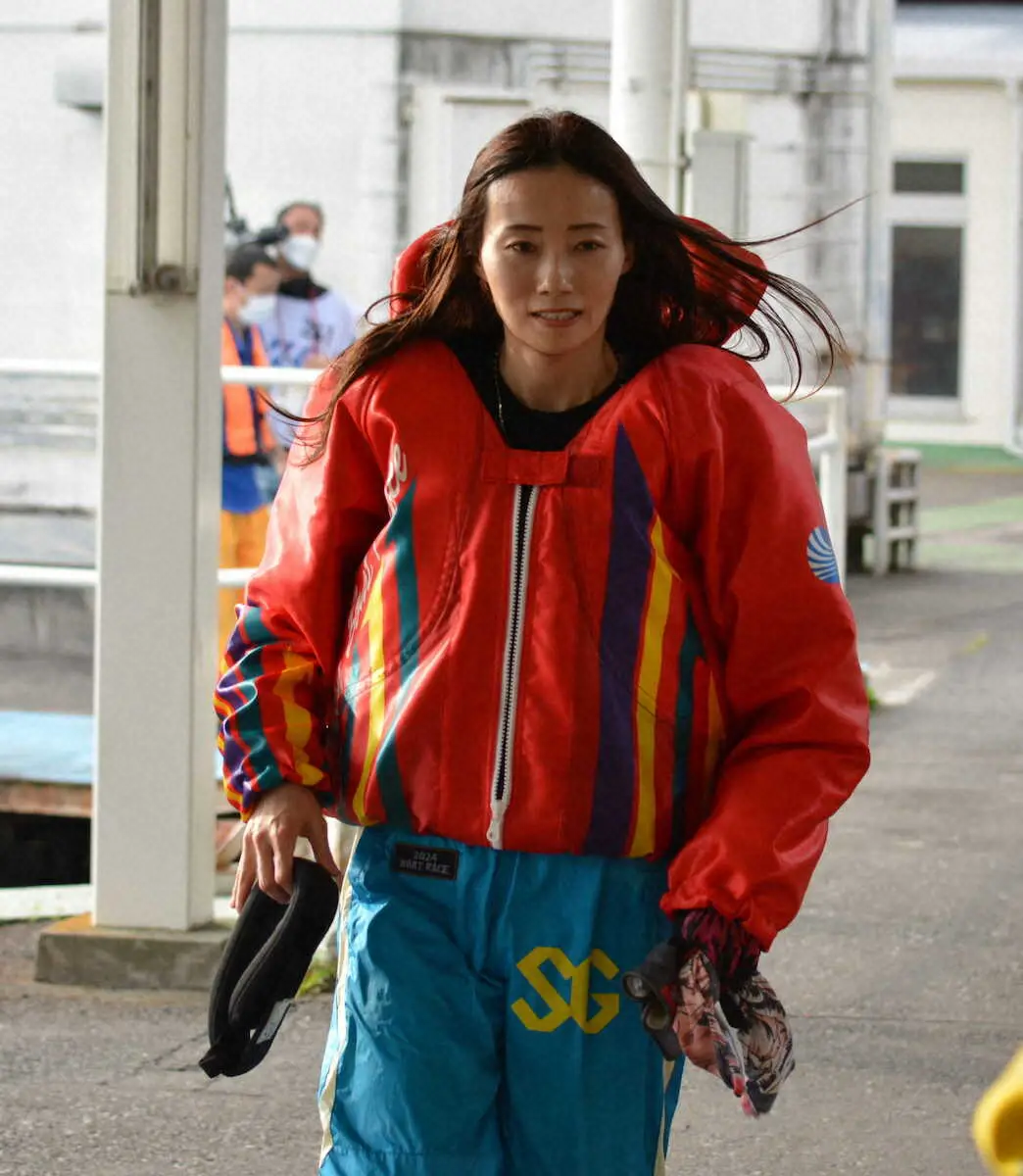 【画像・写真】【多摩川ボート　SG第51回オールスター】浜田亜理沙　準優夫婦そろい踏みだ