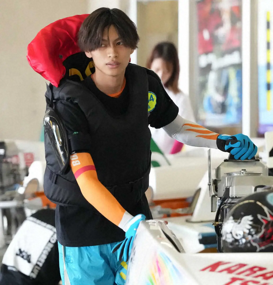 【画像・写真】【からつボート　G3ウエスタンヤング　2日目】12Rは末永和也　ドリーム戦で見せ場　ここは主役