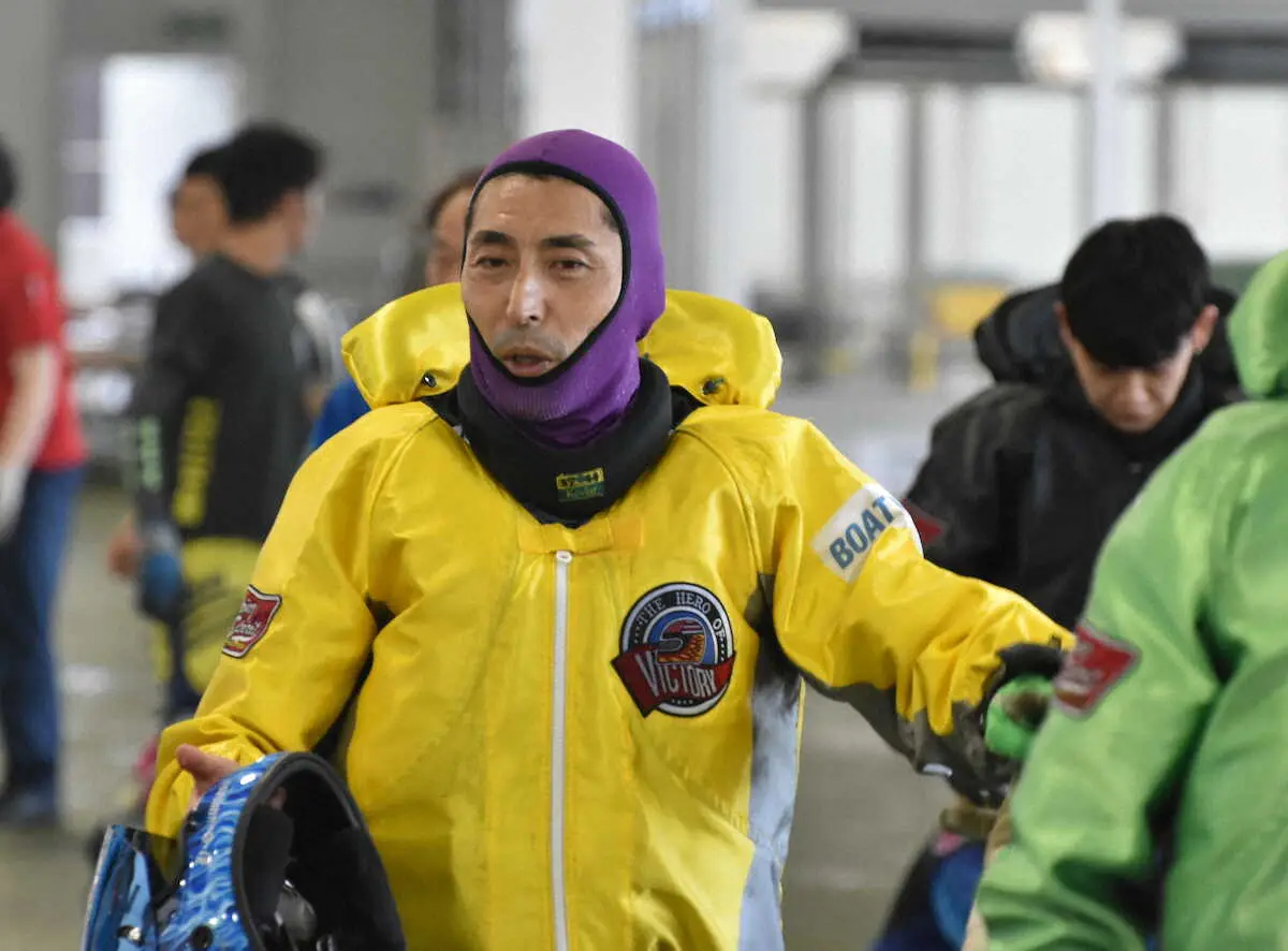 【画像・写真】【浜名湖ボート　日本モーターボート選手会会長杯】徳増秀樹　優勝戦進出懸けて濃くいきます