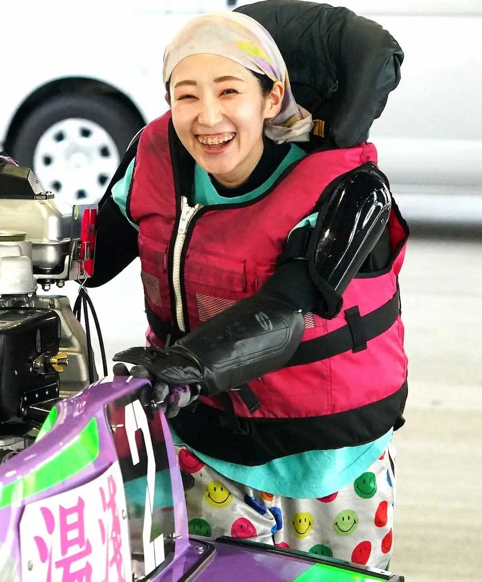 【画像・写真】【住之江ボート　G3オールレディース】上昇中の上州ガール湯浅紀香が手応え良し