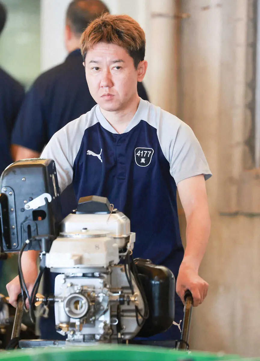 【画像・写真】【尼崎ボート　スポニチ杯しらなみ賞競走　初日】萬正嗣　8号機に手応えあり「のぞく感じあった」