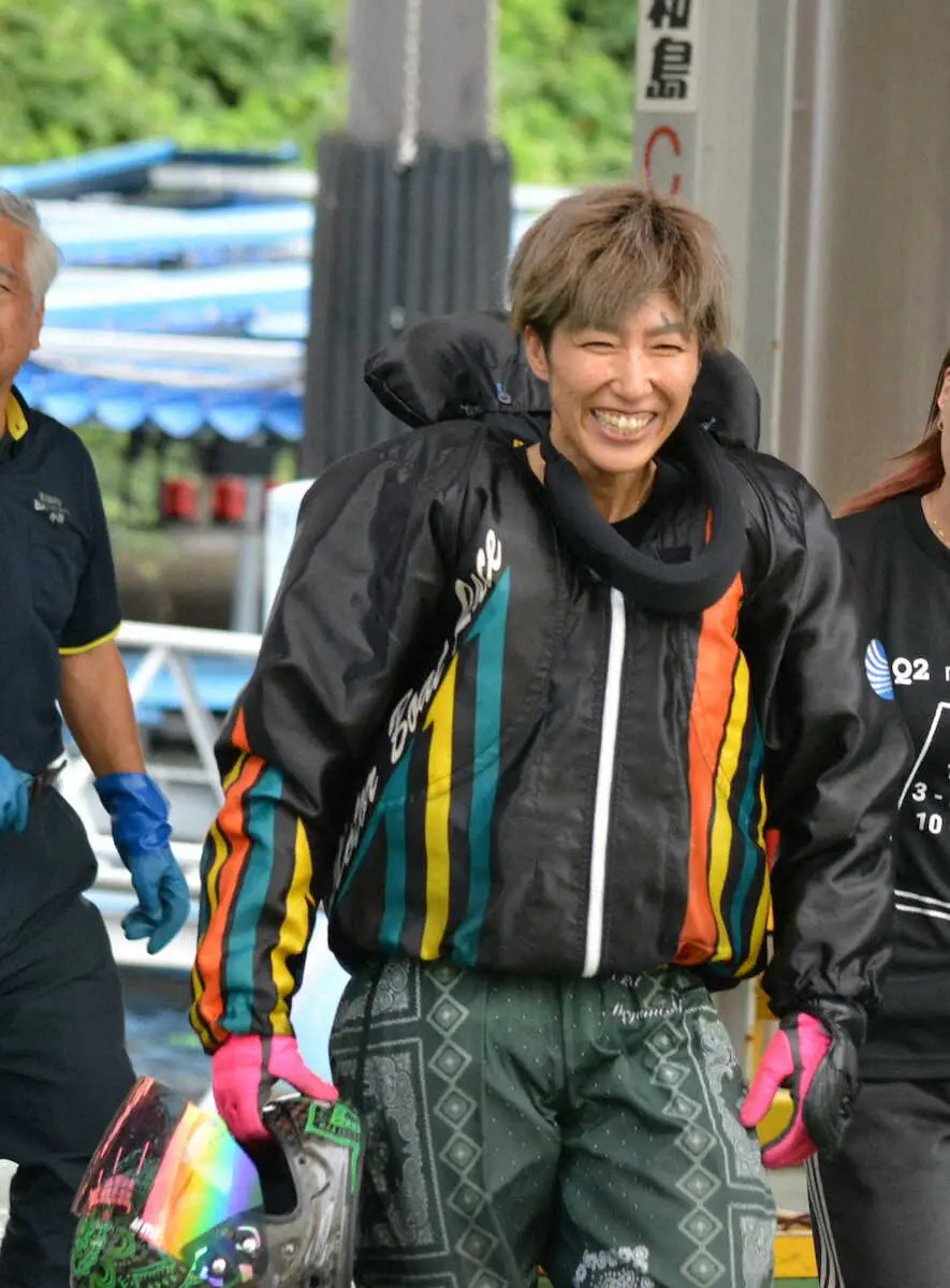 【画像・写真】【平和島ボート　G3平和島レディースC】黒沢めぐみ　地元水面で奮闘　準優1号艇を目指して緩みなく