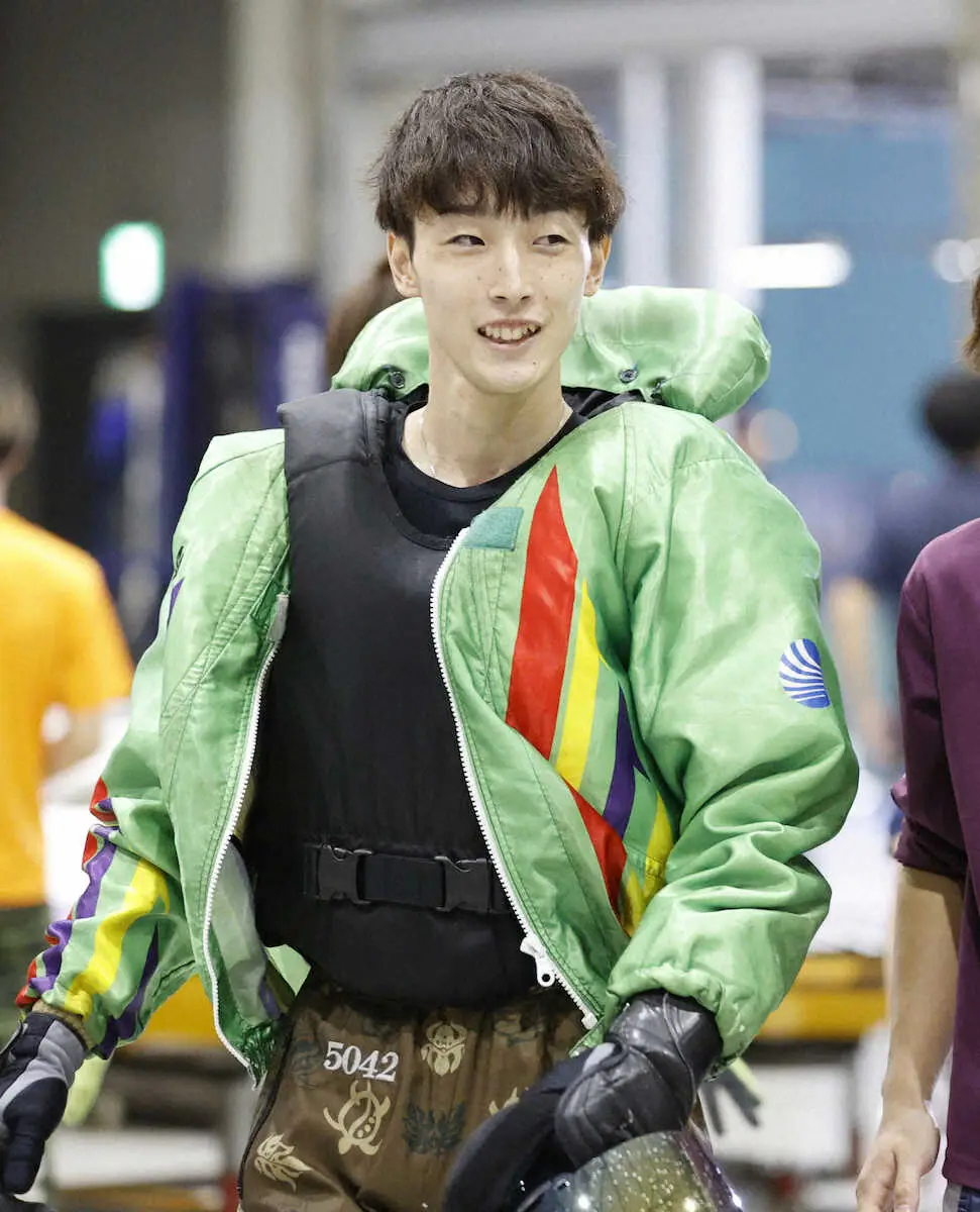 【画像・写真】【桐生ボート　PG1第11回ヤングダービー】畑田汰一　予選最終レースを制し準優1号艇獲得