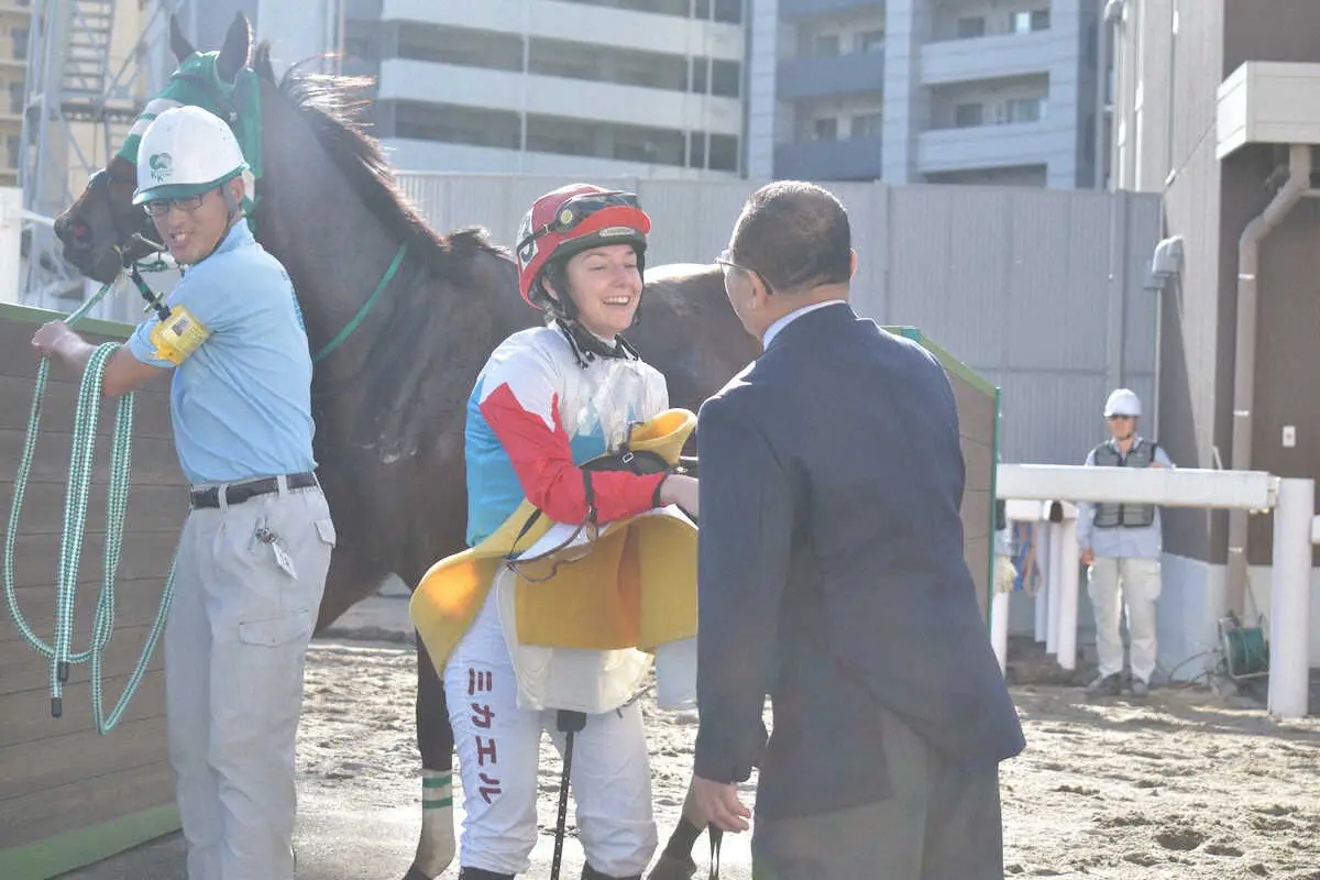 【画像・写真】【川崎競馬】ミシェル　初日からいきなり連勝「うれしくて泣いちゃいました」
