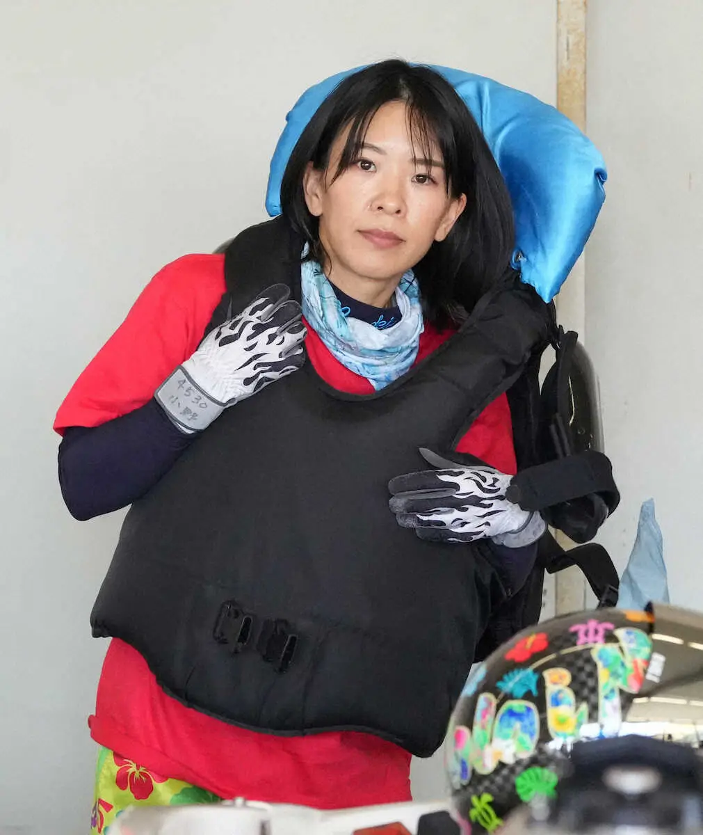 【画像・写真】【からつボート　ファン感謝3DaysBBT】小野生奈　直線系に好感触　先月3年ぶりVでリズムは上昇中