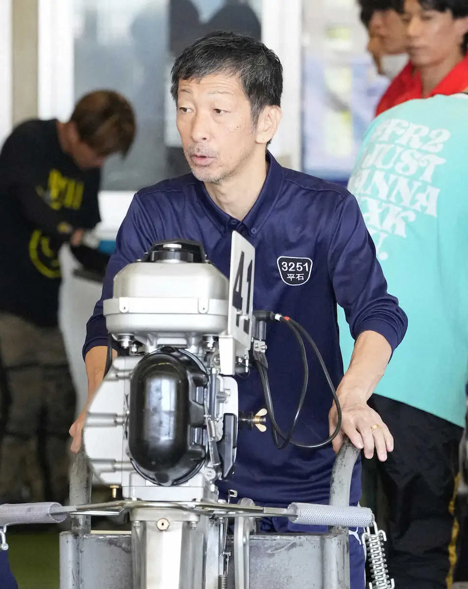 【画像・写真】【からつボート　ファン感謝3DaysBBT】平石和男が前節V機をゲット　「回りすぎ」も方向性くっきり