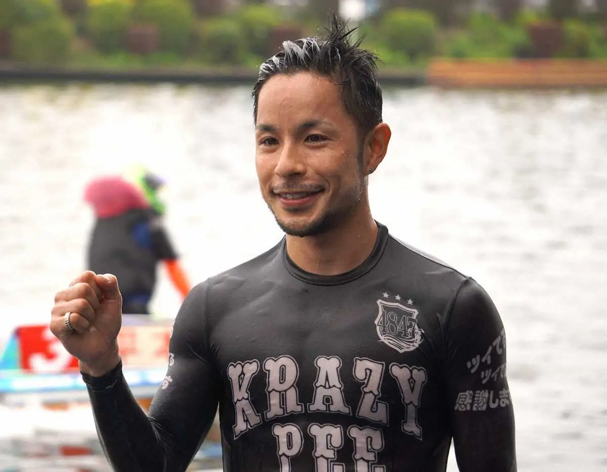 【画像・写真】【戸田ボート　SG第71回ダービー】佐藤隆太郎　念願のSG初勝利で水神祭「いつになく緊張した」