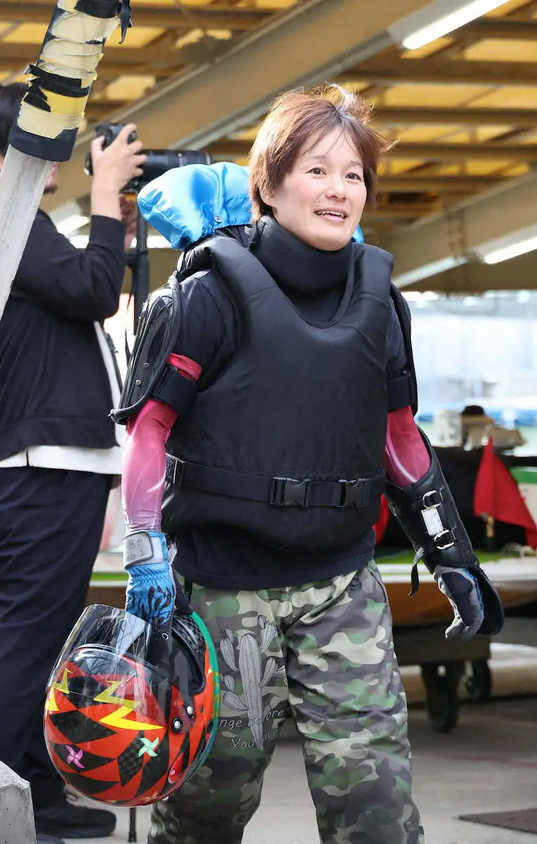 【画像・写真】【尼崎ボート　ヴィーナスシリーズ第16戦】寺島美里　49号機に手応え「間違いなく良きです」