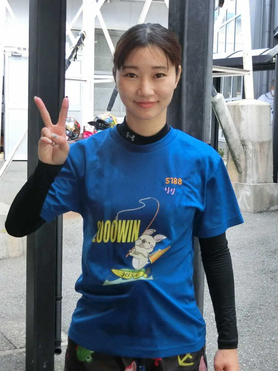 【画像・写真】【尼崎ボート　ヴィーナスシリーズ第16戦】武井莉里佳　2日目唯一の連勝「スピード持ってターンできた」