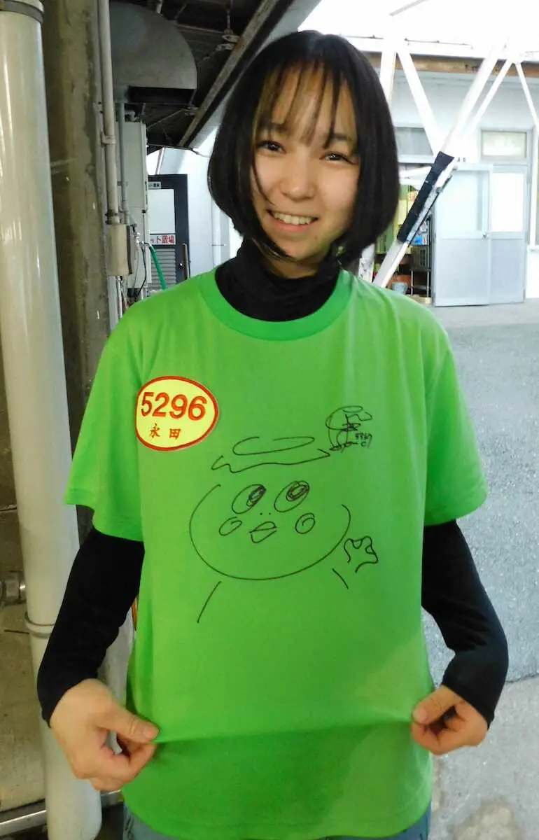 【画像・写真】【尼崎ボート　ヴィーナスシリーズ第16戦】「万舟大好き」永田楽　連日の躍動の陰にカッパあり