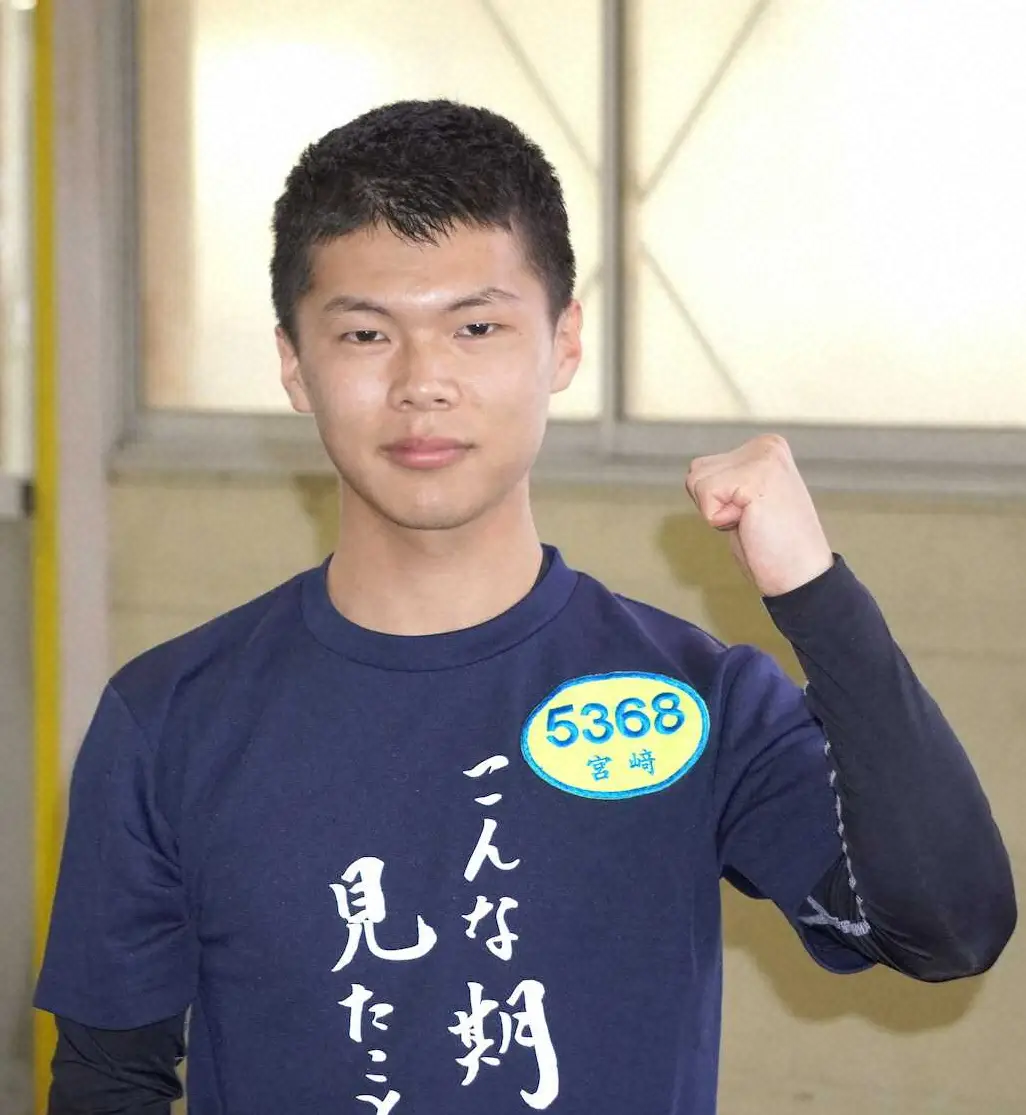 【画像・写真】【戸田ボート　TAMRON　CUP】宮崎心之介　地元有望新人がデビュー「強い選手になりたい！」