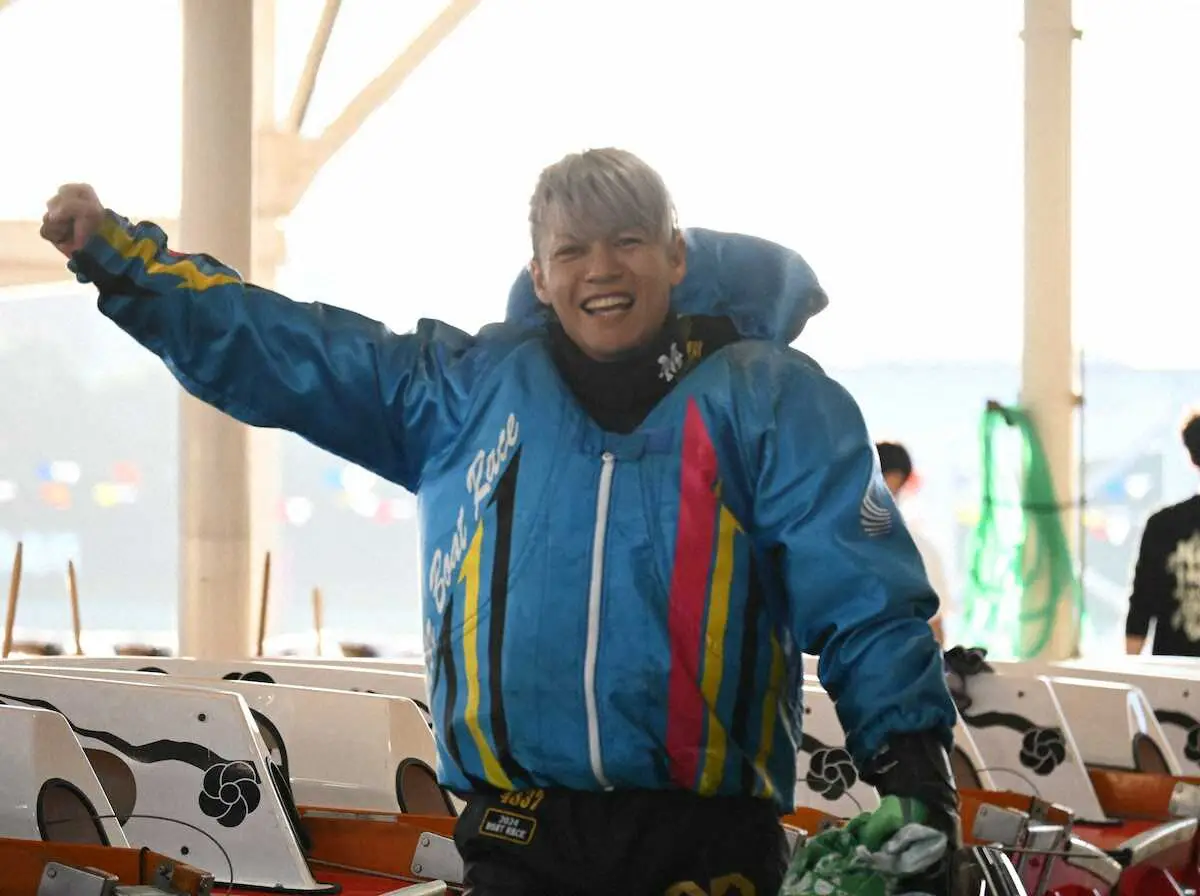 【画像・写真】【多摩川ボート　G1ウェイキーカップ】初出走から19年で当地初優出　平本真之　「ついにやりました！」