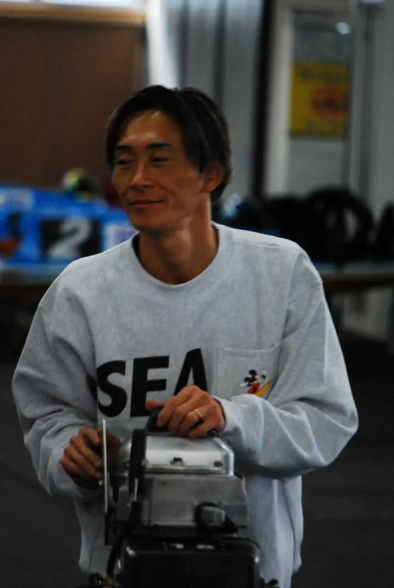 【画像・写真】【鳴門ボート　G1大渦大賞】峰竜太　エンジン仕上げて優勝戦1号艇の弟子に勝利のエールを