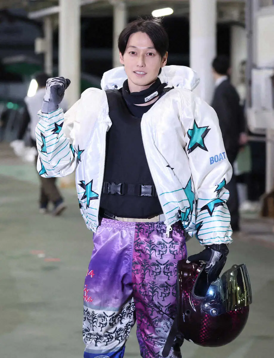 【画像・写真】【鳴門ボート　G1大渦大賞】河合佑樹　SG初制覇決めた男が評判機ゲット　勢い止まらない