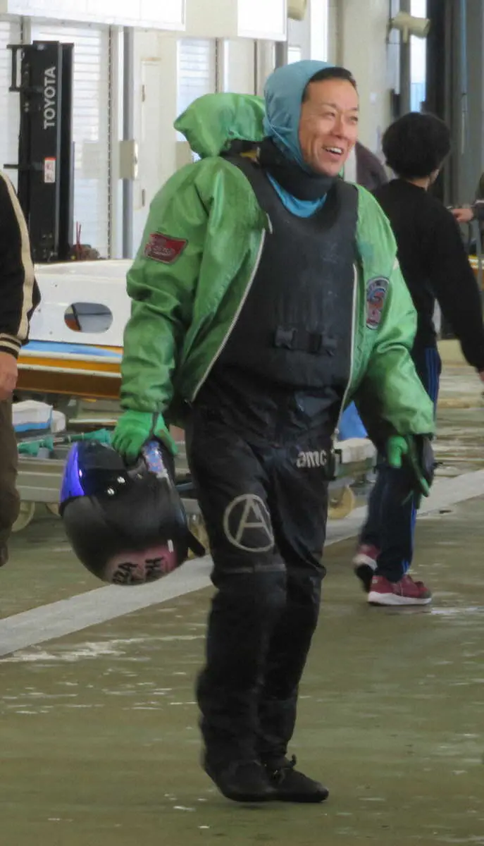 【画像・写真】【浜名湖ボート　ウインターカップ】桐本康臣が優出一番乗り