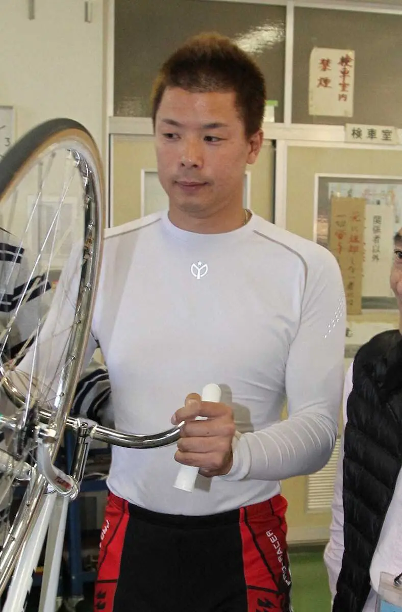 【画像・写真】【岐阜競輪　西日本カップ】渡部哲男　今回は新車も持参の2台持ち　気持ち立て直して再進撃だ