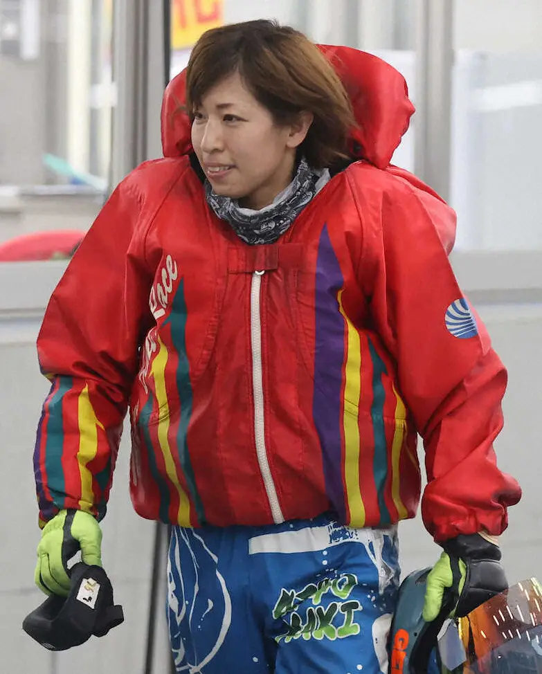 【画像・写真】準優勝戦10R2着の長嶋万記（撮影・椎名　航）