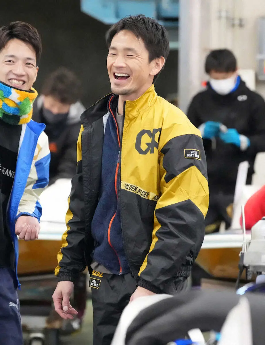 【画像・写真】笑顔を見せる馬場貴也