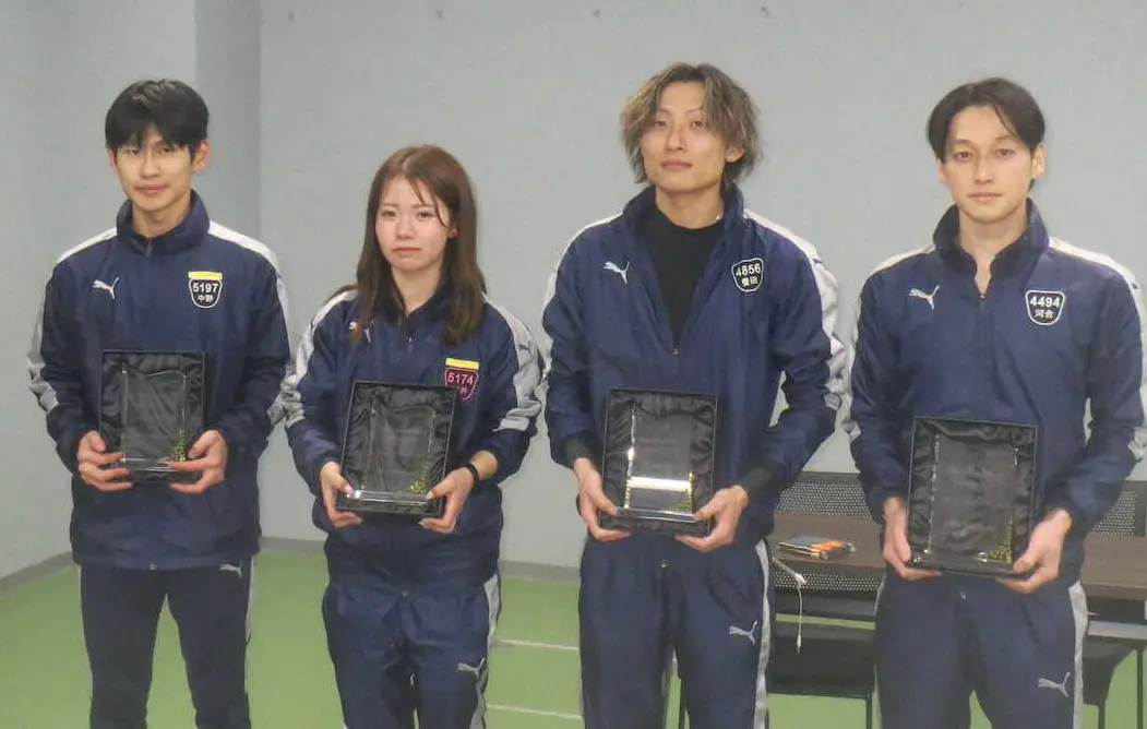 【画像・写真】【津ボート　G1東海地区選手権】中部ボートレース記者クラブ表彰式　河合佑樹が最優秀選手に