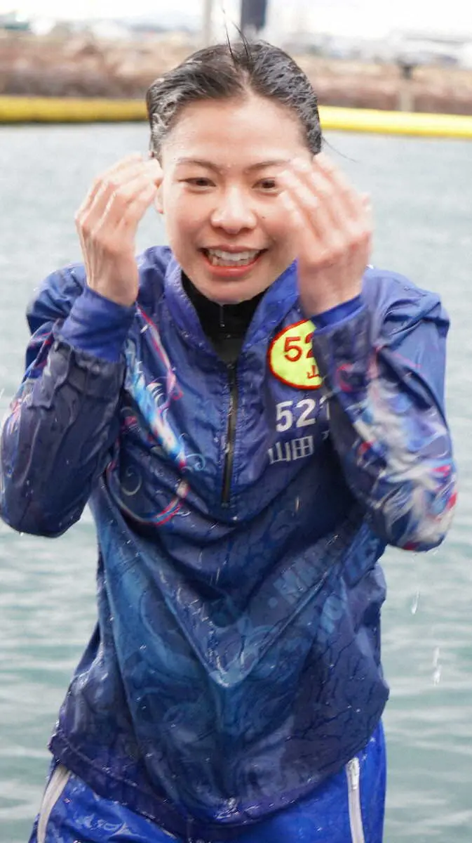 【画像・写真】【まるがめボート　G1四国地区選手権】山田理央がG1初白星で水神祭