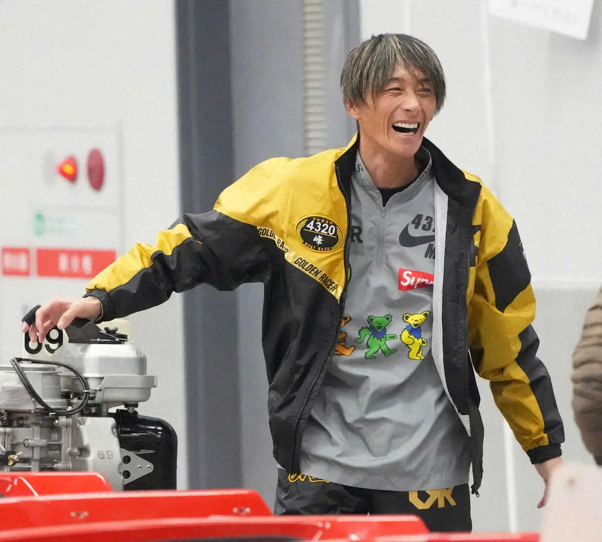 【画像・写真】【大村ボート　G1九州地区選手権】峰竜太　元気な姿披露「ボートに乗れる、いける感じになったので」