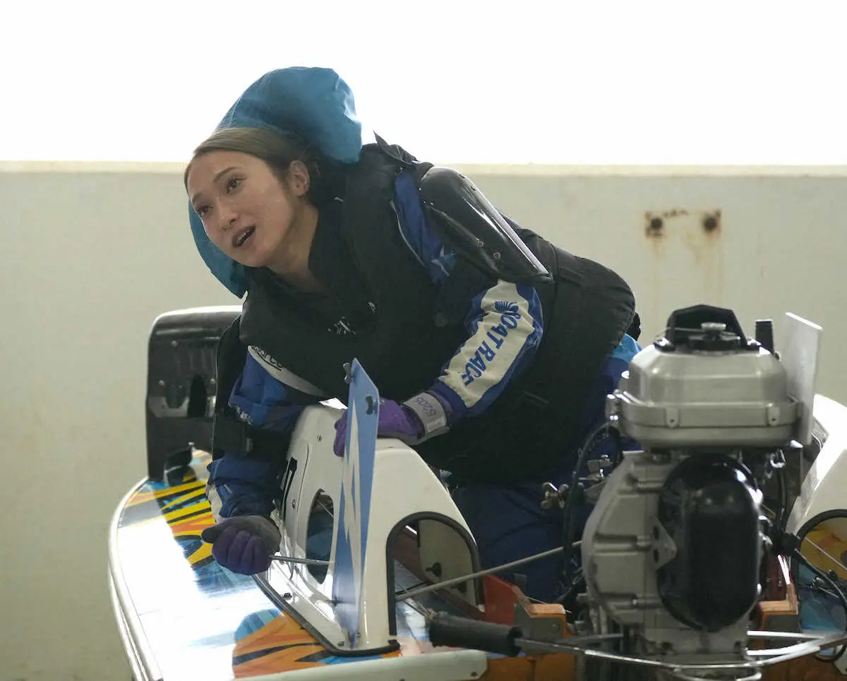 【画像・写真】【浜名湖ボート　PG1スピードクイーンメモリアル】刑部亜里紗　「マジで頑張った」さあドリーム快走