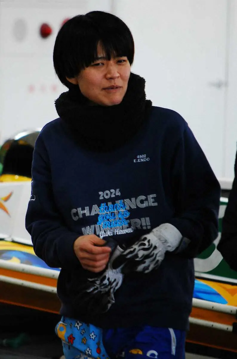 【画像・写真】【浜名湖ボート　PG1スピードクイーンメモリアル】遠藤エミ　4日目に連勝を期す