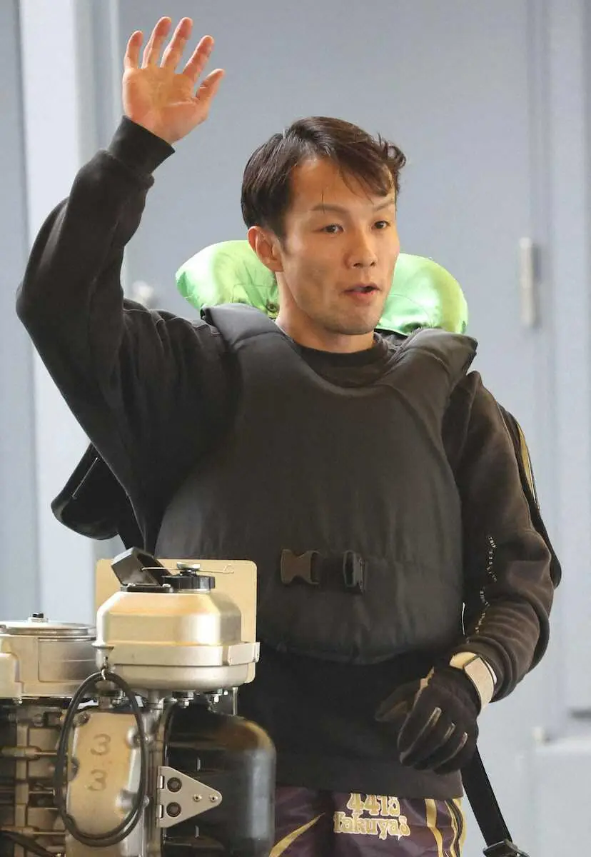 【画像・写真】【尼崎ボート　G1尼崎センプルカップ】下出卓矢　ペラを「いつもの感じに」叩き直して上積み図る