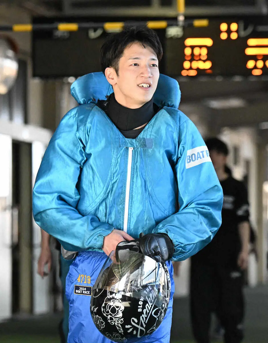 【画像・写真】【宮島ボート　G1宮島チャンピオンカップ】上條暢嵩　優出一番乗り　「自分好みの」足で勝負！