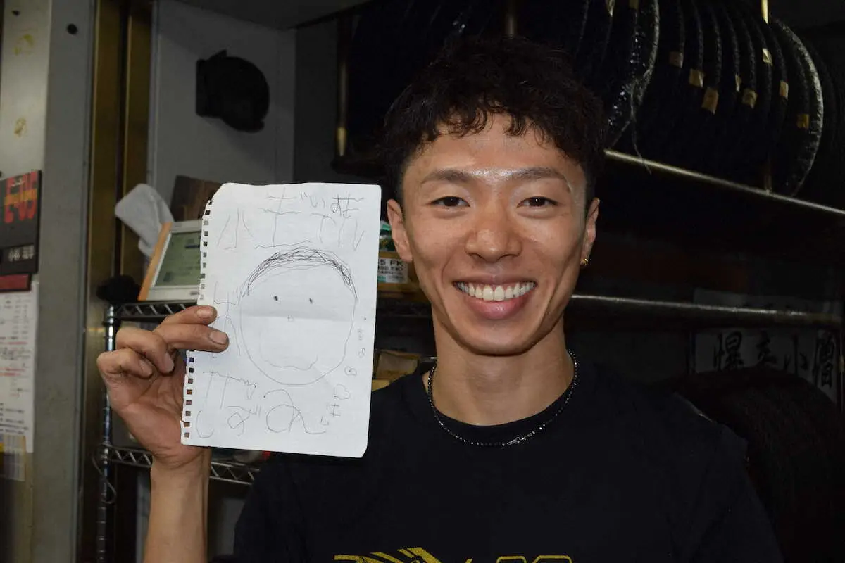 【画像・写真】【川口オート　SGオールスター】小林瑞季　甥っ子にもらった“似顔絵”と高値安定マシンで奮闘誓う