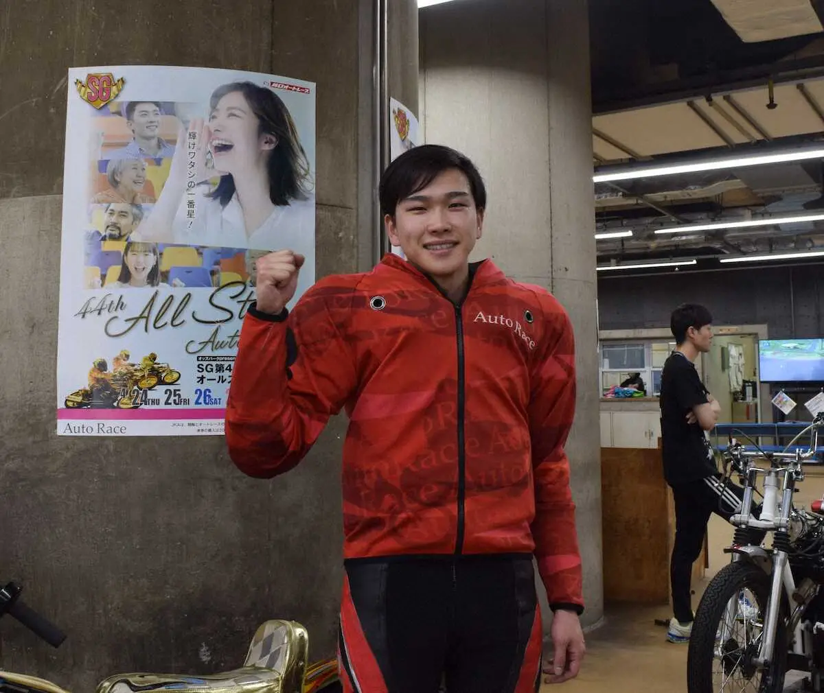 【画像・写真】【川口オート　SGオールスター】吉林直都がオープニング勝利　SG初白星でダブルの喜び