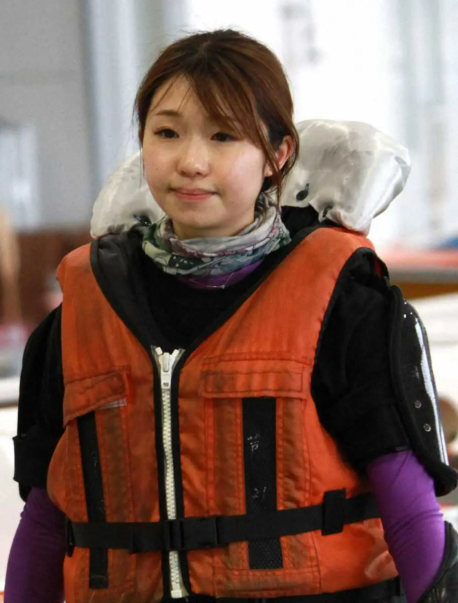 【画像・写真】【芦屋ボート　G3オールレディース】柴田百恵　相棒に合格点「乗り心地が凄く良くて、ターンはしっかり」